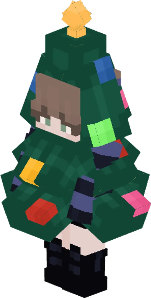 Disguise yourself as a Christmas Tree in a Costume!